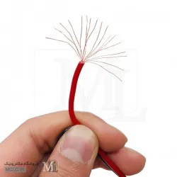 سیم افشان مسی 2x16 رشته کلاف 100 یاردی