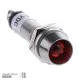 چراغ سیگنال قرمز بدنه فلزی 12VDC مدل XD8-1 LED