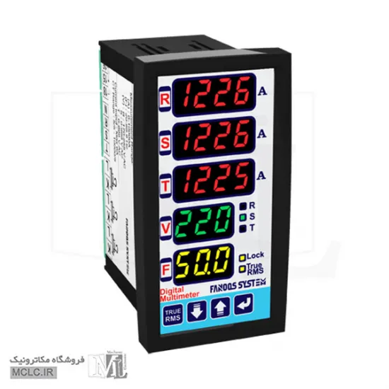 سوپر ولت آمپر فرکانس متر دیجیتال AVF-48 ابزار و تجهیزات الکترونیک