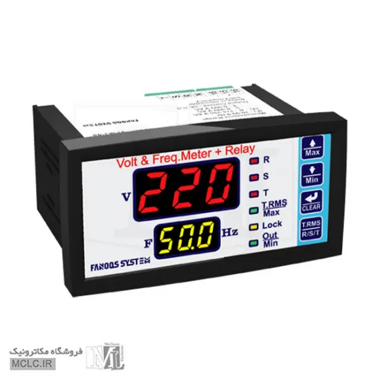ولت متر و فرکانس کنترلر دیجیتال VFM-48 ابزار و تجهیزات الکترونیک