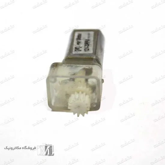 موتور گیربکس پلاستیکی تخت 12V 30RPM موتورهای گیربکس دار