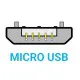 کابل تبدیل USB به MICRO USB سفید-2 متری سیم، کابل و مجموعه سیم
