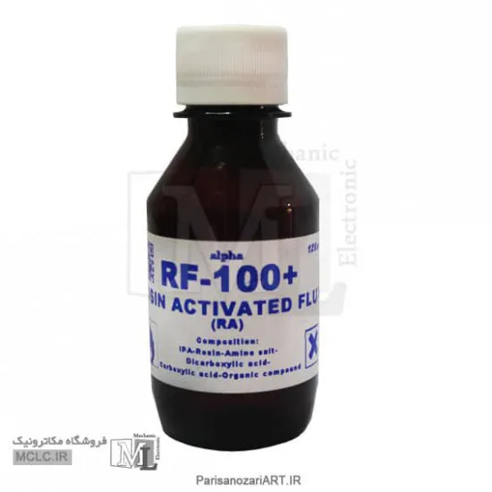 مایع فلکس اصلی و اورجینال - آلفا مدل RF-100+ ابزار و تجهیزات الکترونیک