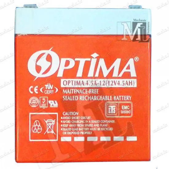 باتری خشک 12V 4.5Ah اپتیما باتری ها