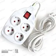 سیم سیار ارت دار - 4پریز 3متر