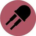 LED کلاهی