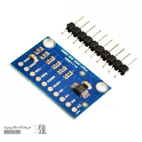 ماژول مبدل آنالوگ به دیجیتال ADS1115 آبی ماژول الکترونیکی