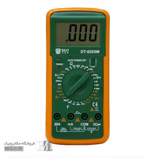 مولتی متر دیجیتال بست DT-9205M ابزار و تجهیزات الکترونیک