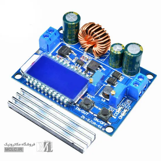 ماژول HW-140 مبدل ولتاژ 4 آمپر با نمایشگر LCD منابع تغذیه آداپتور ترانس