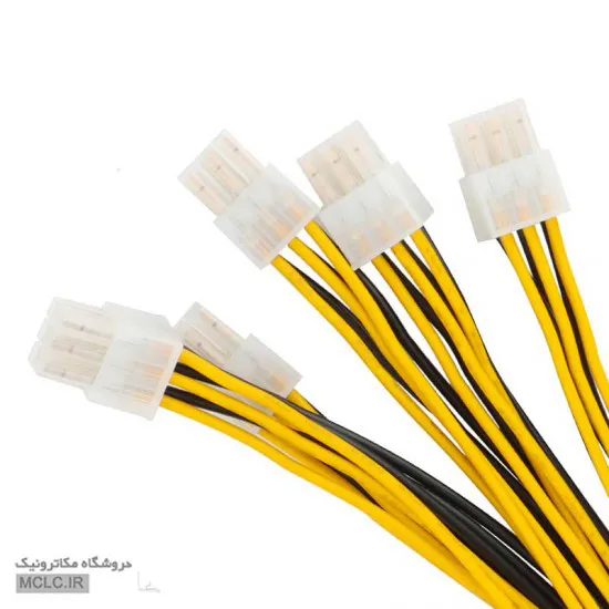 دسته سیم و کابلشو ماینری شش پین ده سوکت 