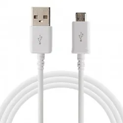 کابل تبدیل USB به MICRO USB سفید-2 متری