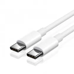 کابل تبدیل TYPE C به TYPE C سفید- 1 متری