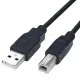 کابل پرینتری USB2.0 A/B فریت دار سیم، کابل و مجموعه سیم