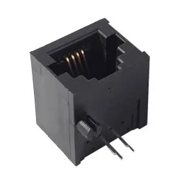 جک سوکت تلفن RJ11 روبردی 6P4C