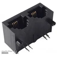 جک سوکت تلفن RJ11 6P4C روبردی دوبل