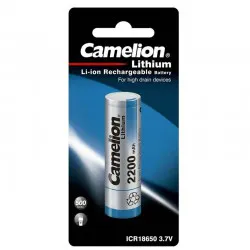 باتری لیتیوم آیون ICR18650 کملیون شارژی 3.7V