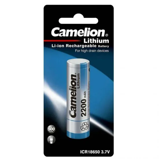 باتری لیتیوم آیون ICR18650 کملیون 3.7V باتری ها