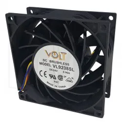 فن 24 ولت 9x9x3.8 بلبرینگی VL9238SL 9038