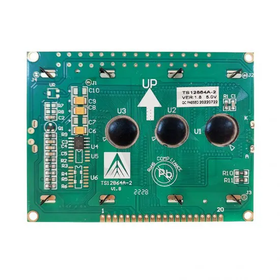LCD گرافیکی 64*128 سبز 