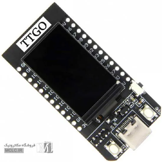 برد توسعه TTGO با نمایشگر مارک ANTS MAKE مدل AM-009 ماژول الکترونیکی
