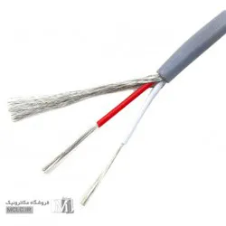 کابل شیلد 2 مغزی 28AWG 2547 - یک متری 