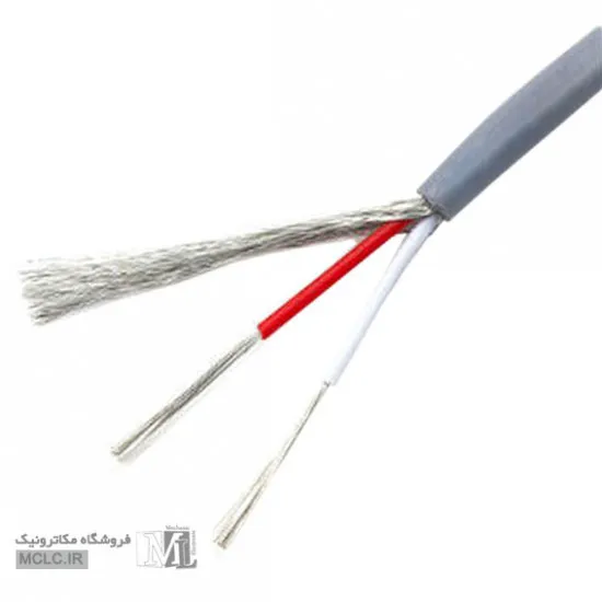 کابل شیلد 2 مغزی 28AWG 2547 -  صد متری سیم، کابل و مجموعه سیم