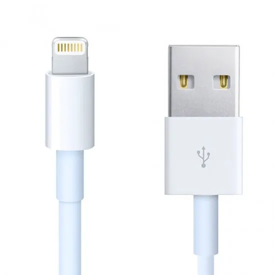 کابل شارژر آیفون USB به لایتنینگ - 1 متری سیم، کابل و مجموعه سیم