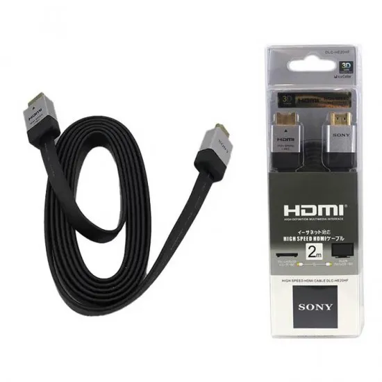 کابل HDMI سونی DLC-HE20HF فلت-2 متری سیم، کابل و مجموعه سیم