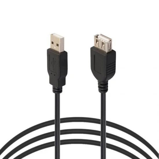 کابل افزایش طول USB 2.0 مشکی 5 متری سیم، کابل و مجموعه سیم