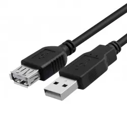 کابل افزایش طول USB 2.0 مشکی 5 متری