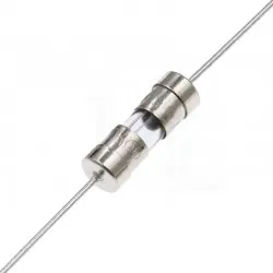 فیوز شیشه ای ریز 1.25 آمپر 300V پایه دار