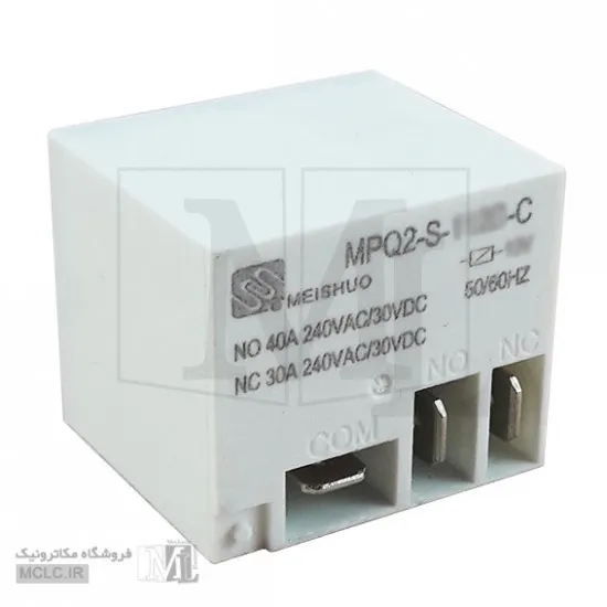 رله کولری MPQ2-S-112D-C | 12V 40A رله و SSR