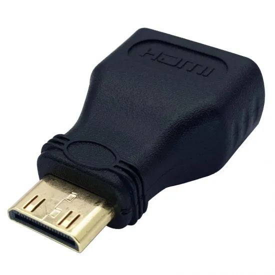 تبدیل HDMI مادگی به MINI HDMI نری - مشکی سیم، کابل و مجموعه سیم