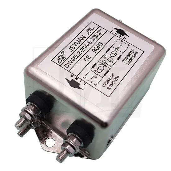 نویز فیلتر پیچی CW4EL2-20A-S تک فاز YUNSANDA مقاومت خازن سلف