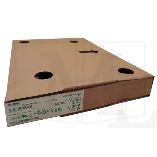 فیوز روبردی 6.3 آمپر بشکه ای / مکعبی 6.3A فیوز