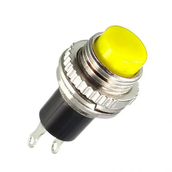 شستی گل فلزی DS-314 زرد سوئیچ و باتوم