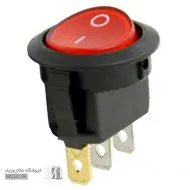 کلید راکر گرد مینیاتوری چراغدار کوچک