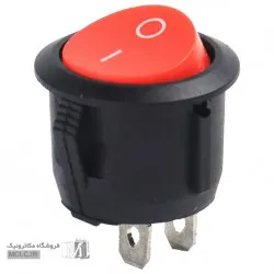 کلید راکر گرد قرمز