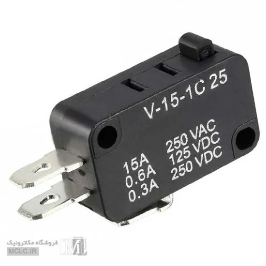 میکروسوییچ بدون اهرم V-15 | KW1-103 کلید سوئیچ باتوم