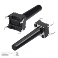 تک سوییچ 4 پین 6*6 سایز 19 میلیمتر