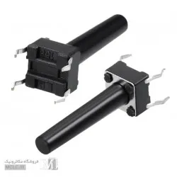تک سوییچ 4 پین 6*6 سایز 19 میلیمتر