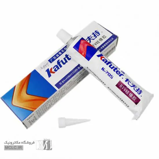 چسب سیلیکون شفاف کفوتر K-705 ابزار و تجهیزات الکترونیک