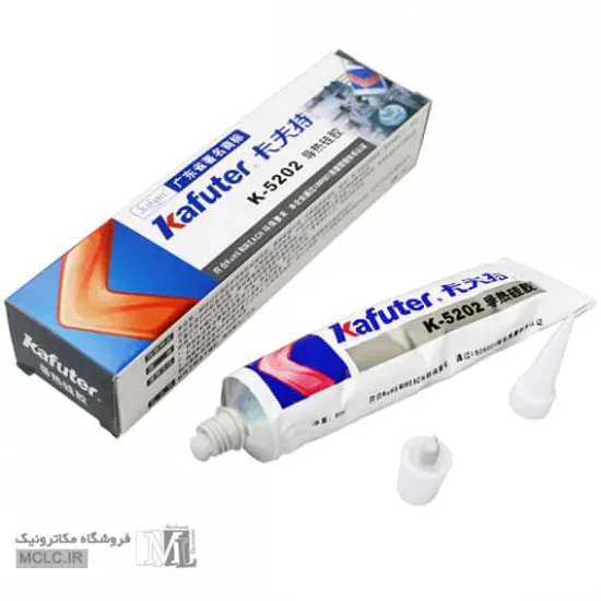چسب سیلیکون قوی کفوتر K-5202 ابزار و تجهیزات الکترونیک
