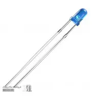 LED مات آبی 3 میلیمتر مارک MCLC LED LAMPS بسته 1000عددی 