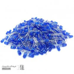 LED مات آبی 5 میلیمتر مارک MCLC LED LAMPS بسته 1000عددی