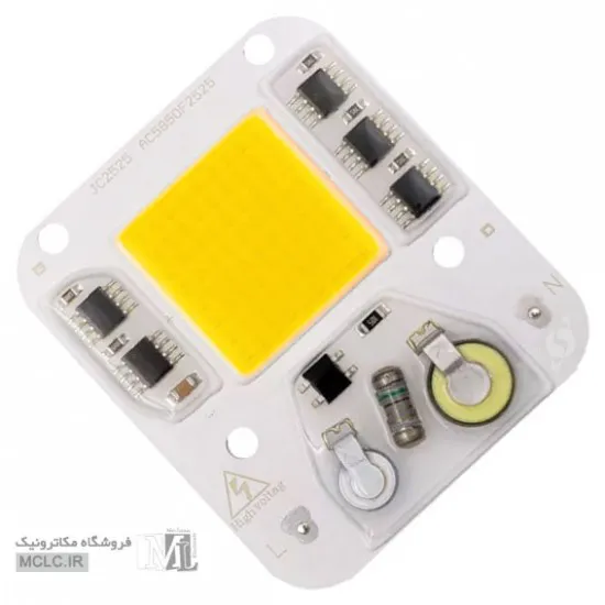های پاور ال ای دی سی او بی 50 وات ورودی برق شهر آنتی اسپایک رنگ آفتابی LED