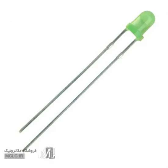 LED مات سبز 3 میلیمتر LED