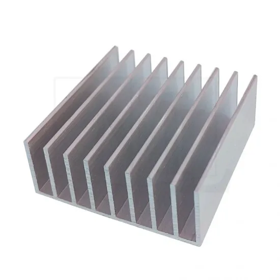 هیت سینک آلومینیومی شانه ای 9 پره سایز 5x5 سانتی متر