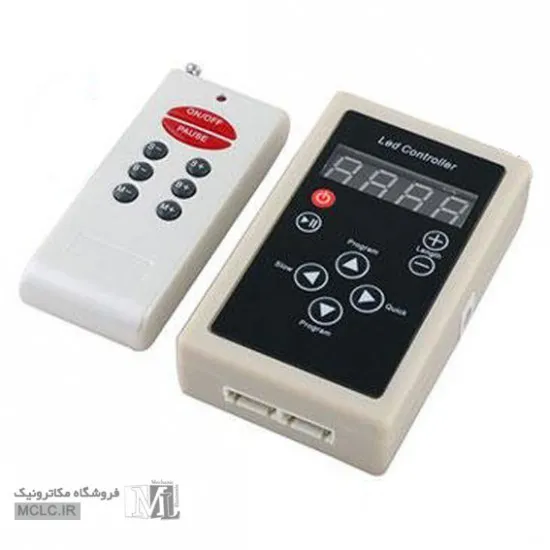 ریموت کنترل 8 کلید و درایور ال ای دی آر جی بی پیکسلی LED