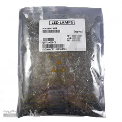 LED کلاهی سبز چیپ بزرگ | دو چیپ مارک MCLC LED LAMPS بسته 1000 عددی
